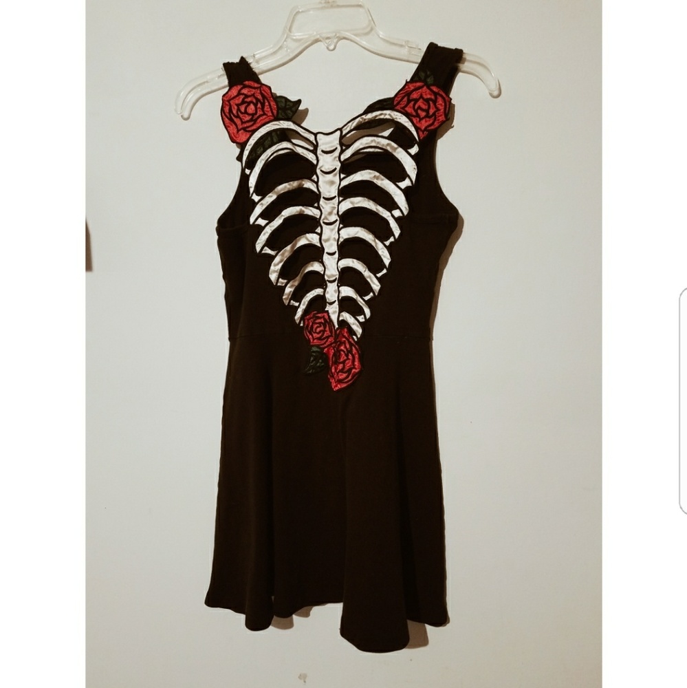 Punk rock cut out dress